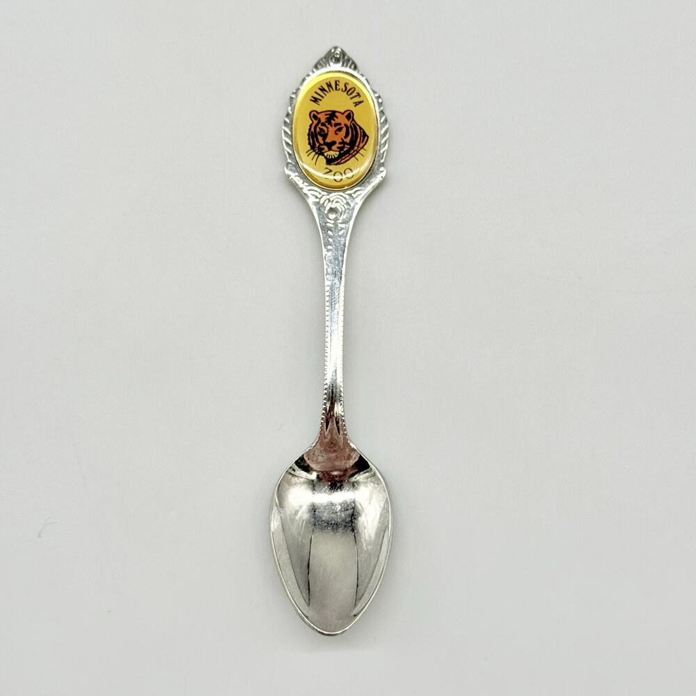 Minnesota Zoo Stainless Steel Silver Japan Vintage Souvenir Spoon 5"